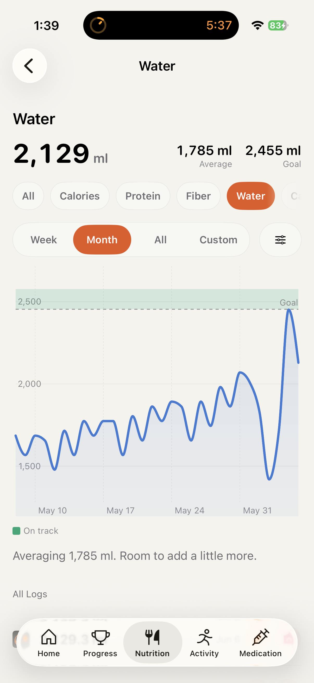 Phaze Nutrition Tracker - Barcode & Voice Logging